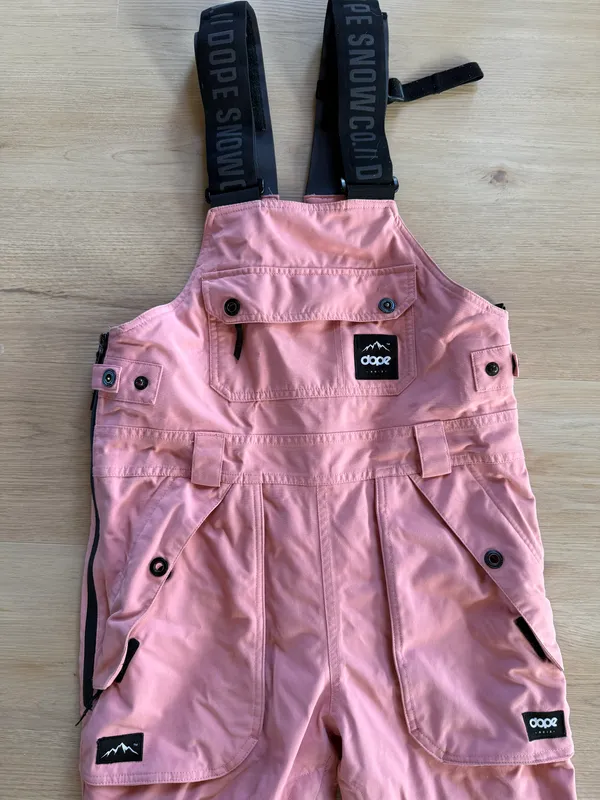 Pink Dope Snow Ski Bibs - Image 2