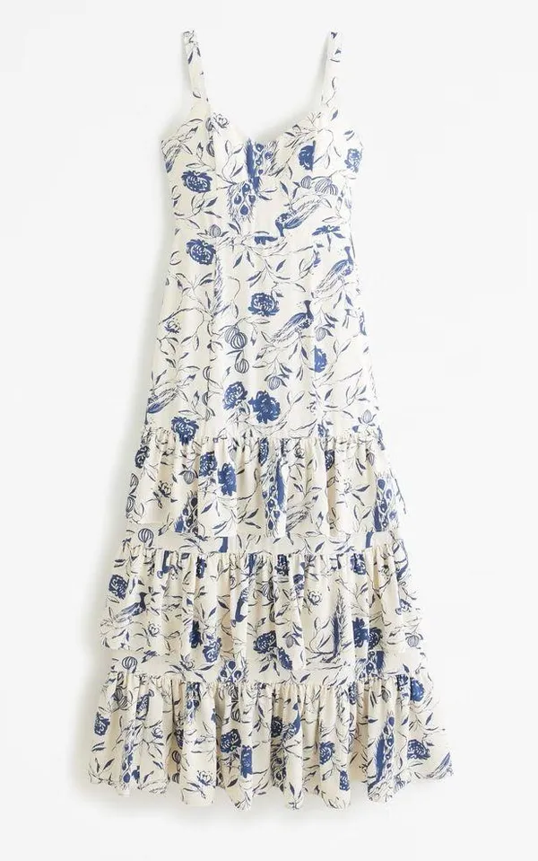 Abercrombie Tiered Floral Maxi Dress - Image 2