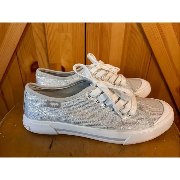 Rocket Dog Jumpin Cotton Sneaker Silver Size 7 - Image 3