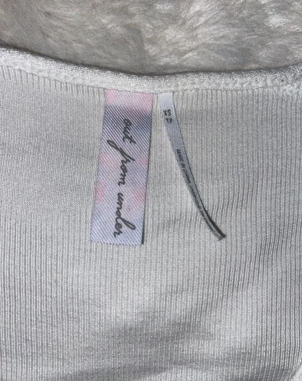 White Crop Top - Image 2