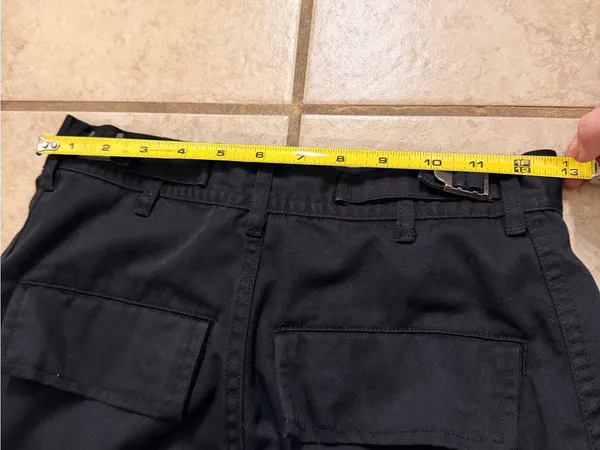 Black Cargo Pants - Image 7