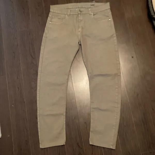 Lee Tan Beige Jeans Sz 34 - Image 6