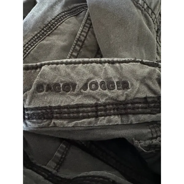 American Eagle Women's Faded Baggy Jogger Wide Leg Cargo Parachute Pants 18 - Image 9