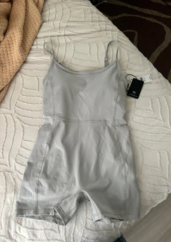 Grey Workout One Piece  - Image 3