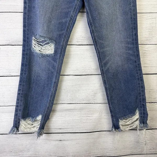 Hidden By‎ Buckle Womens Blue Jeans Size 25 Distressed Medium Wash Skinny Jeans - Image 3