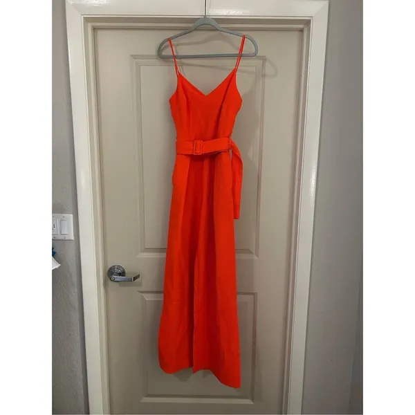 Black Halo Evie Jumpsuit 2 Rent the Runway Preloved $435 - Image 3