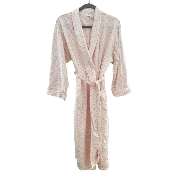Christian Dior Vintage 100% Cotton Robe - Image 10