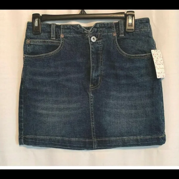 FREE People Denim‎ Blue Jean Skirt Size 27 New - Image 3
