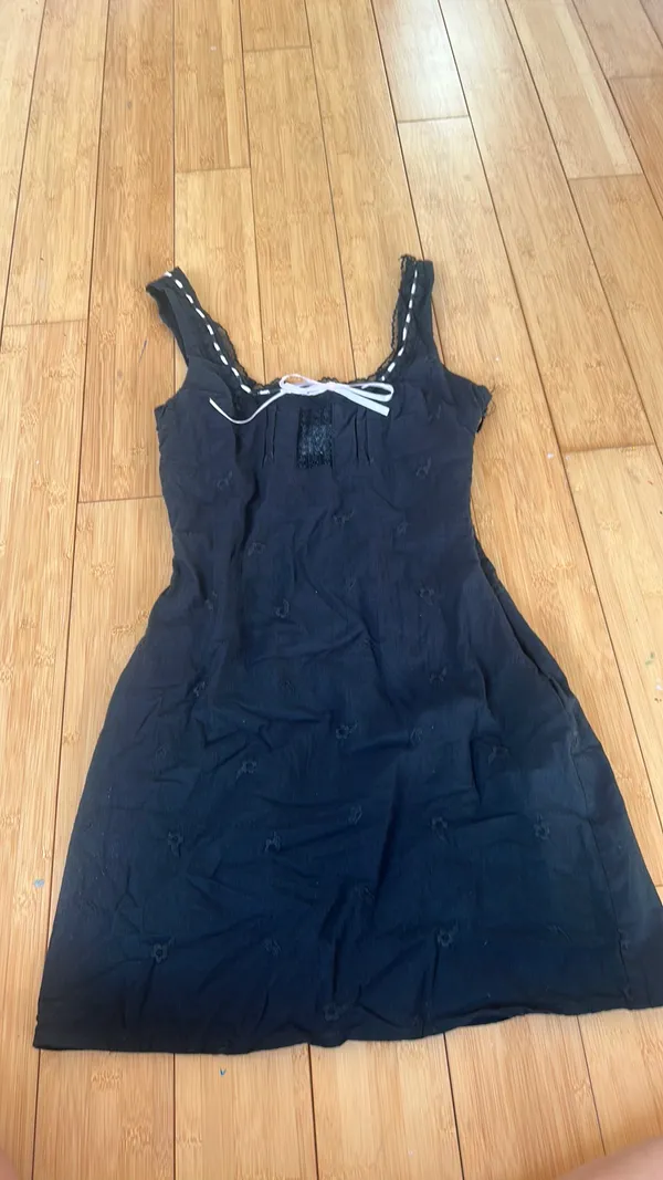 Black Princess Polly Mini Dress - Image 2