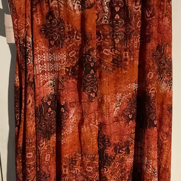 Sag Harbor MISSY DESERT HEAT SKIRT SZ L COLOR SPICE TILED ETHNIC - Image 2