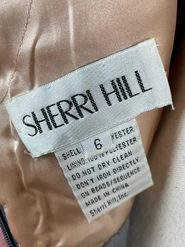 Sherri Hill 51450 Dress Off Shoulder Beaded Bodice Tulle Skirt Ball Gown Size 6 - Image 8