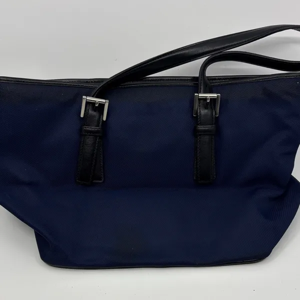 Coach Navy and Black Shoulder Bag - Image 3