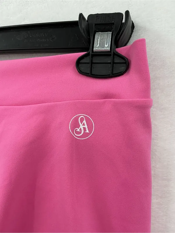 Allure Pink Scrunch-Back High-Waist Bike Shorts 1103 - Image 3