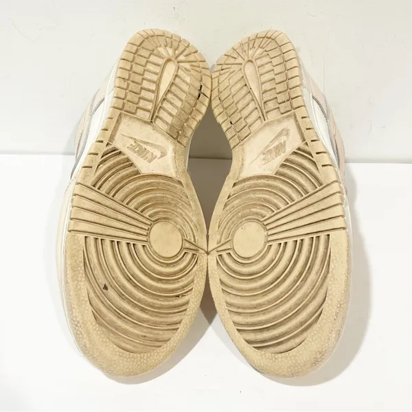Nike Dunk Low Used Size 8 Women Sail Orange Pearl‎ White Dd1503 102 - Image 7
