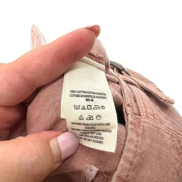 Free People Compass Star‎ Trousers Pants in Pink Cotton Size 2 - Image 13