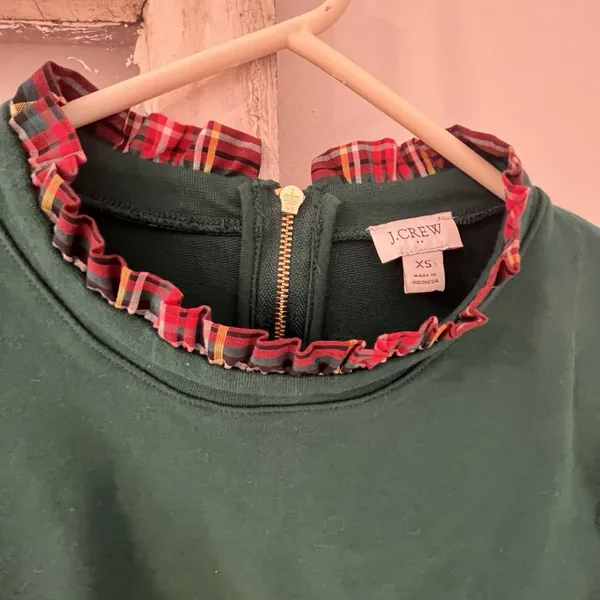 J.Crew Tartan ruffle - Image 3