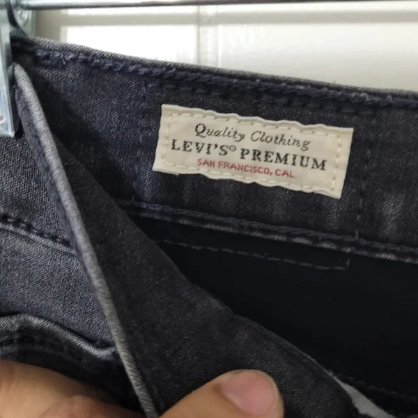 Levi’s 311 Shaping Skinny Jeans Gray Women’s Size 32 Stretch Denim - Image 6