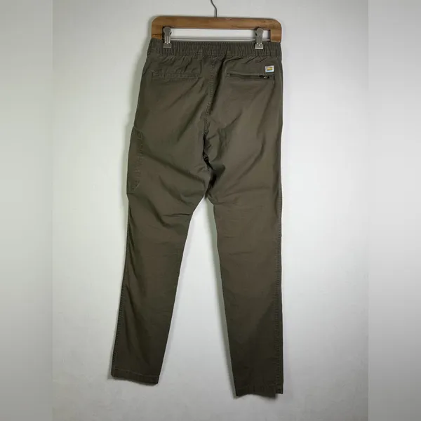 Vuori Women’s Ripstop Drawstring Pants Sz XS Dark Oregano Organic Cotton Joggers - Image 6