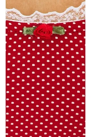 Revolve Bella Venice Bailey dress red polka dress with rose size small - Image 8
