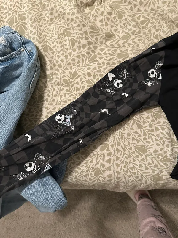 Nightmare Before Christmas Vans T Shirt Long Sleeve - Image 3