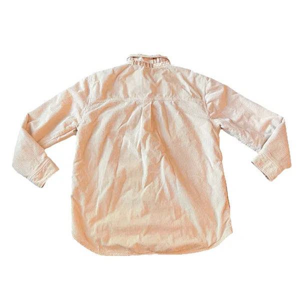American‎ Eagle Women's Reversible Corduroy Flannel Jacket Large - Image 3