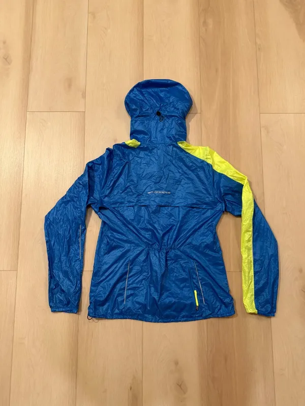 Brooks Hooded Hi-Visibility Windbreaker Jacket Women's Size Large - Image 5