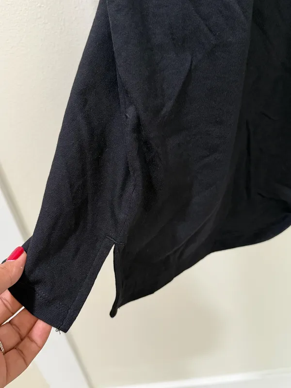 NWT Old Navy Black Mini Cotton T-Shirt Dress - Image 5