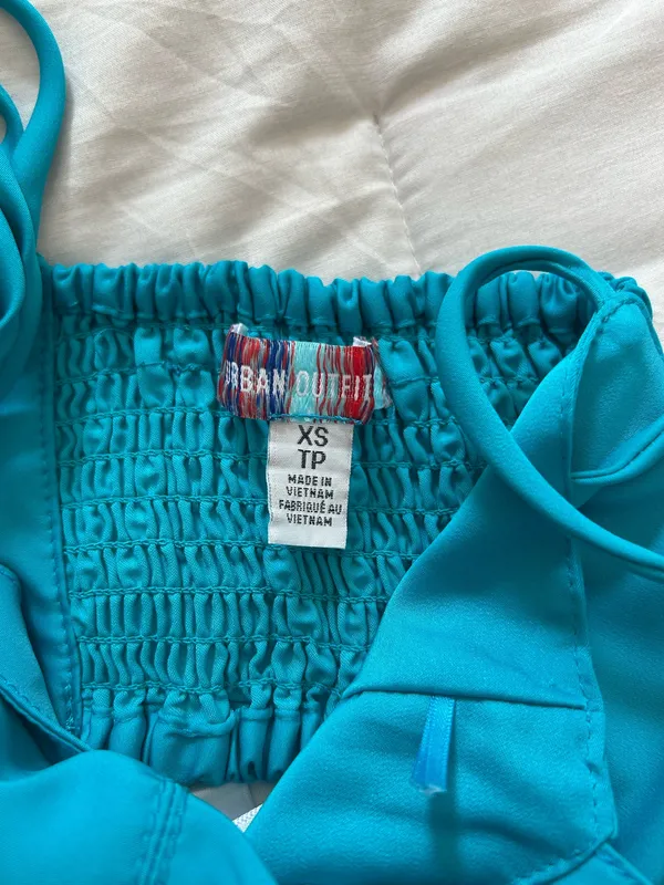 Urban Outfitters Karissa Top Bustier Turquoise Aqua - Image 5