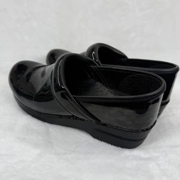 Dansko Professional Black‎ Patent Leather Clogs Womens 39 Nursing Work Shoes - Image 7