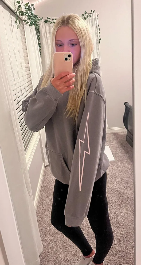 Starfit Hoodie Gray Size L - Image 2