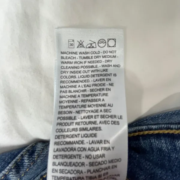 Levi’s 711 Blue Women's Skinny Jeans - Image 7