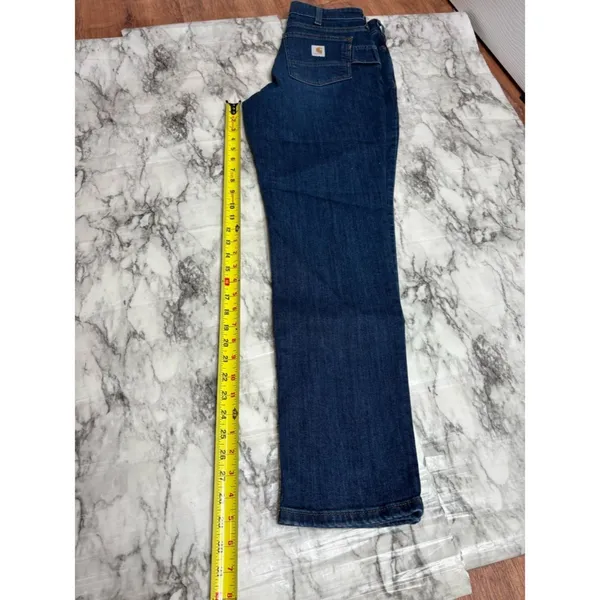 Carhartt Rugged Flex Relax Fit Jeans Straight Leg Womens 6 NWT denim workwear - Image 2
