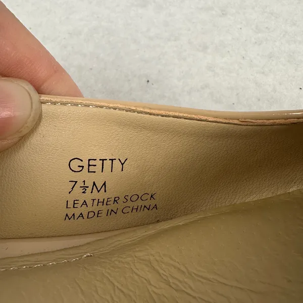 Liverpool Getty Slingback Block Heels Square Toe Dress‎ Shoes Beige Women's 7.5M - Image 11