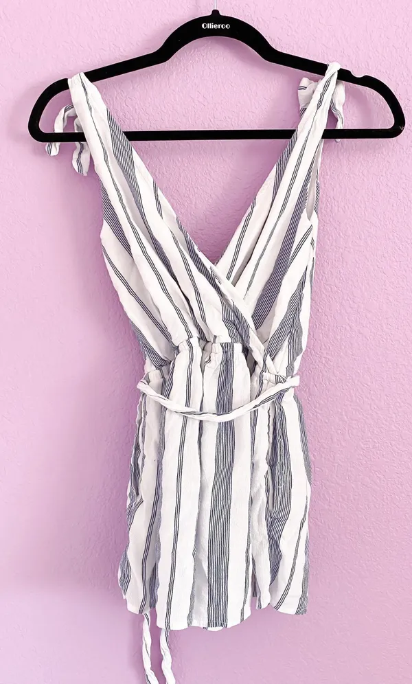 Abercrombie Striped Romper - Image 2
