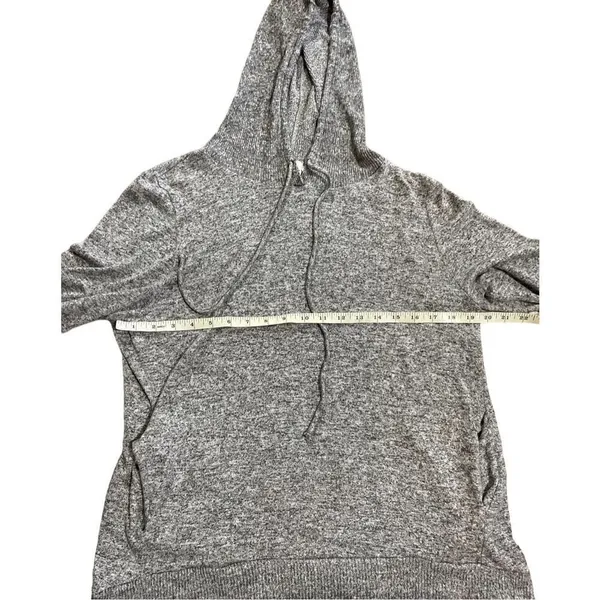Anthropologie Saturday Sunday‎ womens Heathered gray pullover hoodie size Small - Image 8