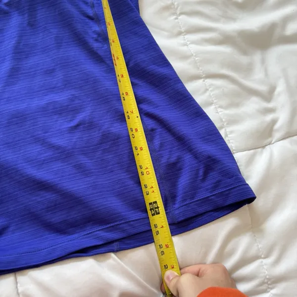 MPG Sport Tank Top Womens Large Blue‎ Built-In Bra Stretch Activewear Yoga Gym - Image 3