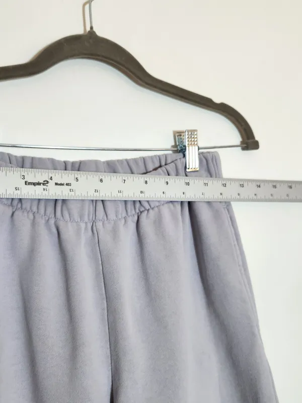 John Galt Light Purple-Gray Sweatpants One Size Flaw - Image 6