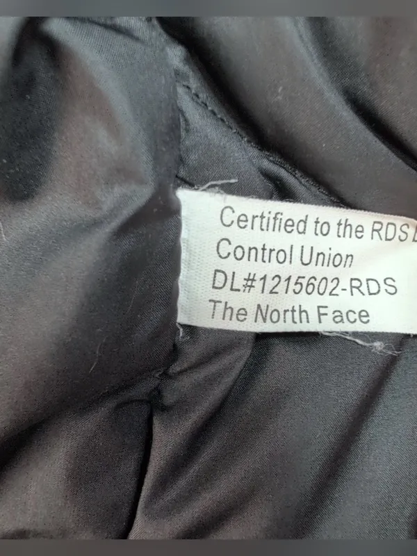 The North Face Aconcagua 550 Goose Down Puffer Vest Women’s Sz Lg Black Full Zip - Image 9