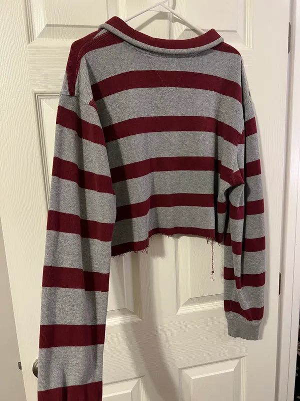 Tommy Hilfiger Long Sleeve Cutoff Polo - Image 5