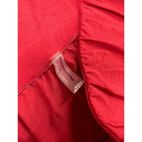 Free People FP Movement Featherweight Layering Shorts Red Size Medium - Image 5