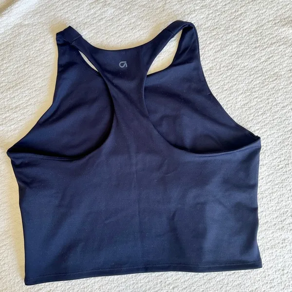 Gap GapFit High-Neck Brami Bra Cami Tank XL Navy Blue NEW - Image 3