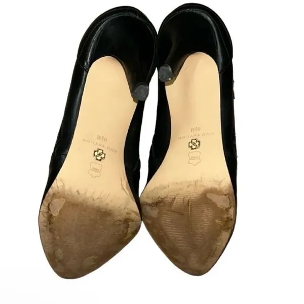 Ann Taylor Black Leather Ankle Booties(Size 8.5M) - Image 3