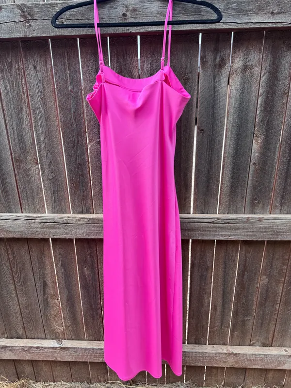 Hot Pink Dress Size M - Image 2