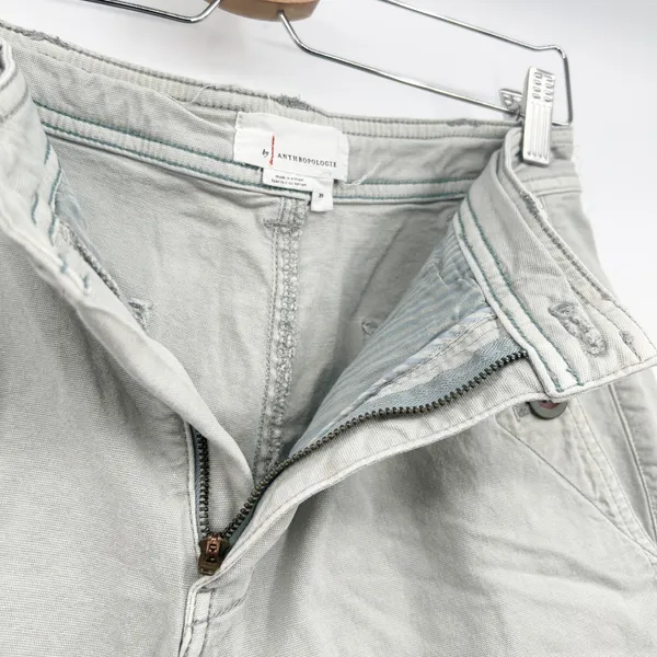 By Anthropologie Womens Nell Canvas Utility Gorpcore Straight Leg Cargo Pants 29 - Image 8