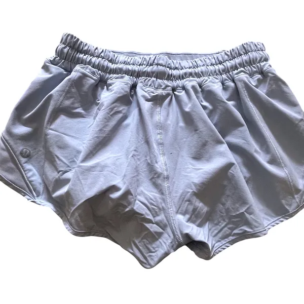 Lululemon Hotty Hot High-Rise Lined Short Women's 6 light Blue W7AUSR Athleisure - Image 2