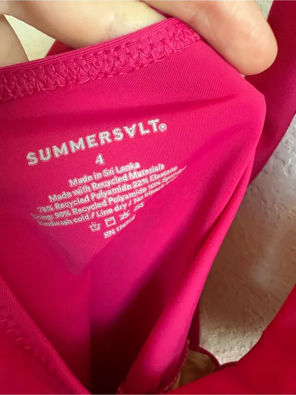 Pink Summersalt One Piece Swimsuit Size 4 - Image 4