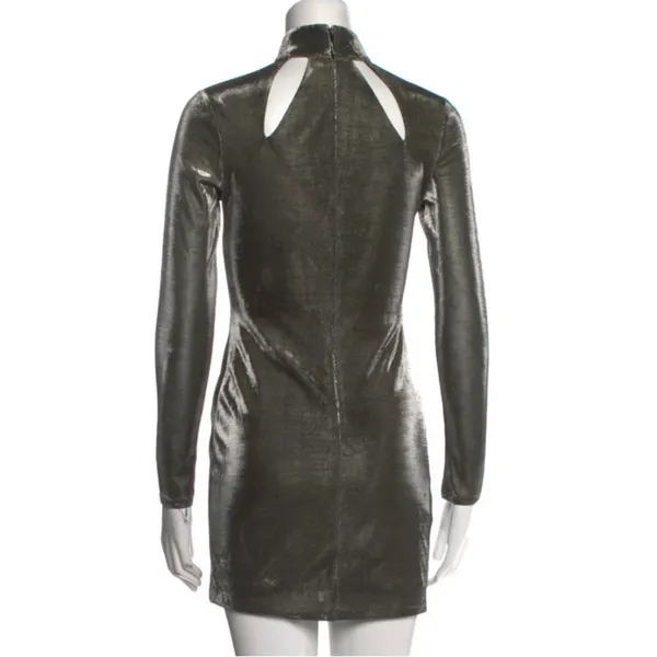 Revolve MISHA Tamika metallic mini dress - Image 5