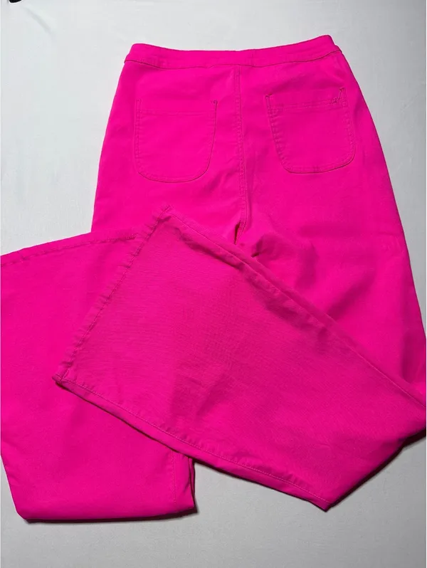 Bold Hot Pink Flared JC Jeans - Image 9