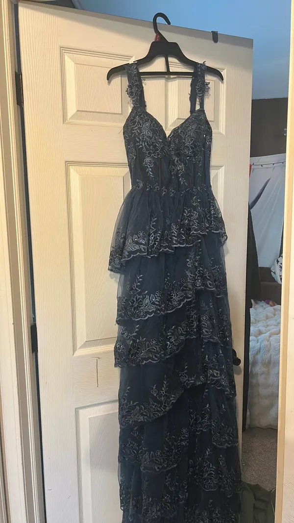 Blue Prom Dress - Image 2