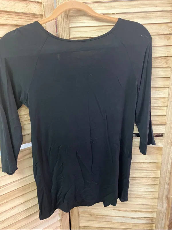 Harley-Davidson Women's Black Embellished Long Sleeve Scoop Neck Tee - Image 11